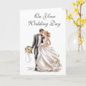 Hochzeitskarte Karte (Gelbe Blume)