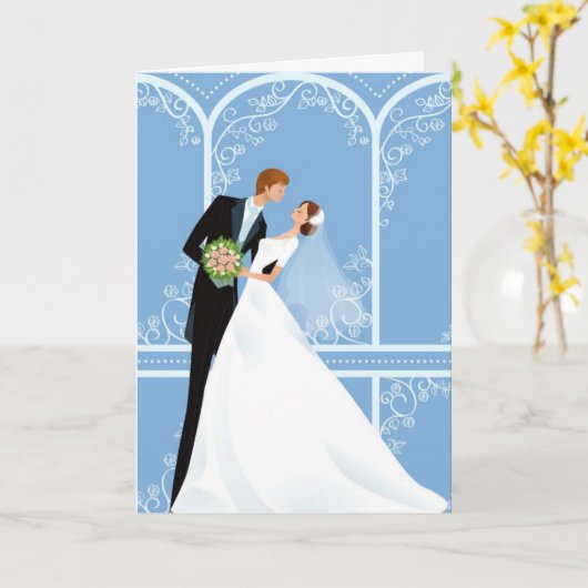 Hochzeitskarte Karte (Gelbe Blume)