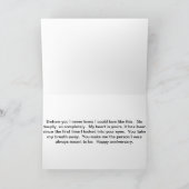 Hochzeitskarte Karte (Innenseite)