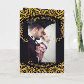 Hochzeitskarte Karte (Rückseite)