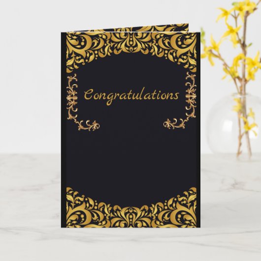 Hochzeitskarte Karte (Gelbe Blume)