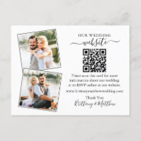Hochzeitskarte Minimalistische Website 2 Foto