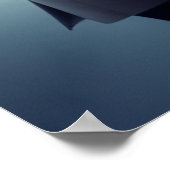 Hochzeitskarte mit Foto Winterwunderland Poster (Ecke)