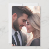 Hochzeitskarte mit QR-Code (Vorderseite)