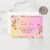 Hochzeitskarte Mitteilungskarte (Vorderseite/Rückseite Beispiel)