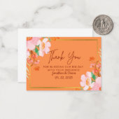 Hochzeitskarte Mitteilungskarte (Vorderseite/Rückseite Beispiel)