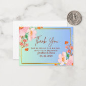 Hochzeitskarte Mitteilungskarte (Vorderseite/Rückseite Beispiel)