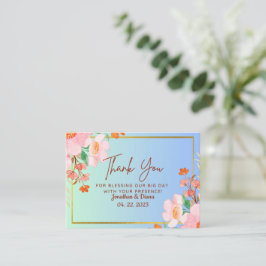 Hochzeitskarte Mitteilungskarte