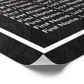 Hochzeitskarte Modernes Gold Ananas Paar Poster (Ecke)