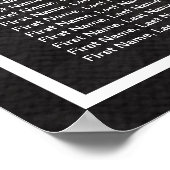 Hochzeitskarte Modernes Gold Ananas Paar Poster (Ecke)