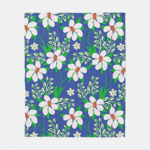 Hochzeitskarte oder Einladung mit abstrakter Blume Fleecedecke