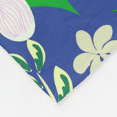 Hochzeitskarte oder Einladung mit abstrakter Blume Fleecedecke (Ecke)