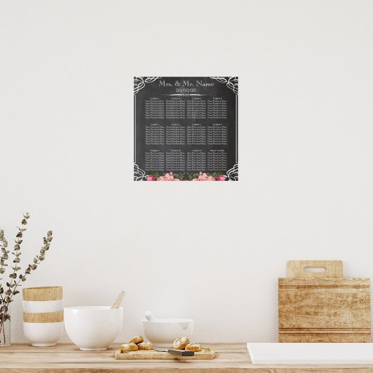 Hochzeitskarte Poster (Küche)