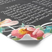 Hochzeitskarte Poster (Ecke)