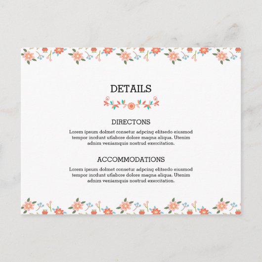 Hochzeitskarte Postkarte (Vorderseite)