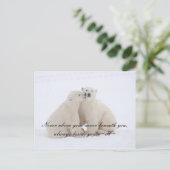 Hochzeitskarte Postkarte (Stehend Vorderseite)