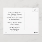 Hochzeitskarte Postkarte (Rückseite)