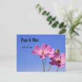 Hochzeitskarte Postkarte (Stehend Vorderseite)