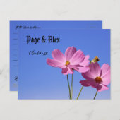 Hochzeitskarte Postkarte (Vorne/Hinten)