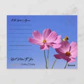 Hochzeitskarte Postkarte (Rückseite)