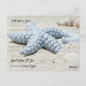 Hochzeitskarte Postkarte (Rückseite)