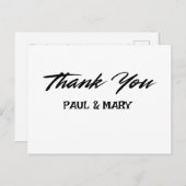 Hochzeitskarte Postkarte (Vorne/Hinten)