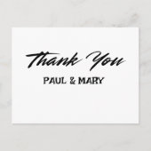 Hochzeitskarte Postkarte (Vorderseite)