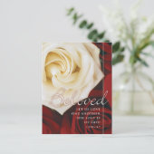 Hochzeitskarte Postkarte (Stehend Vorderseite)