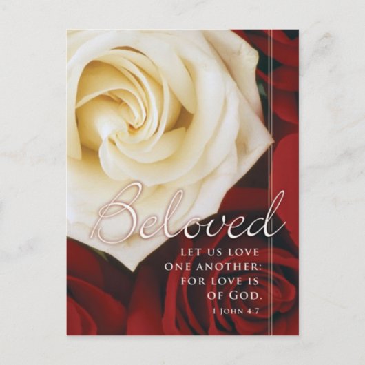 Hochzeitskarte Postkarte (Vorderseite)