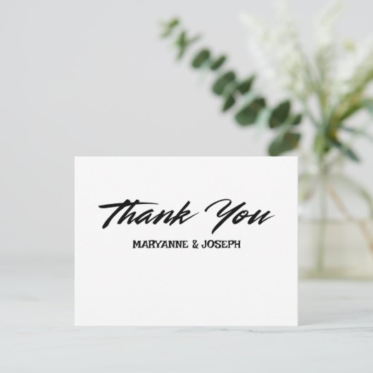 Hochzeitskarte Postkarte (Stehend Vorderseite)
