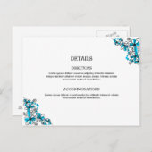 Hochzeitskarte Postkarte (Vorne/Hinten)