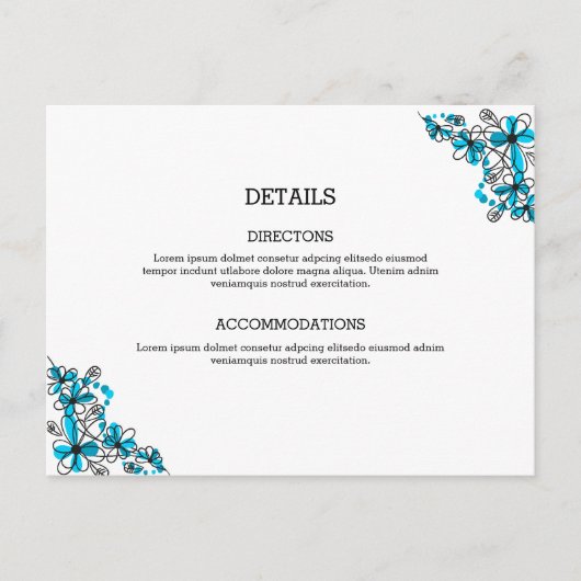 Hochzeitskarte Postkarte (Vorderseite)