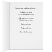 Hochzeitskarte "Reise" (Innen (Rechts))