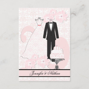 Hochzeitskarte RSVP Karte
