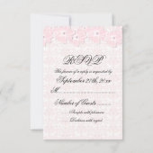 Hochzeitskarte RSVP Karte (Rückseite)