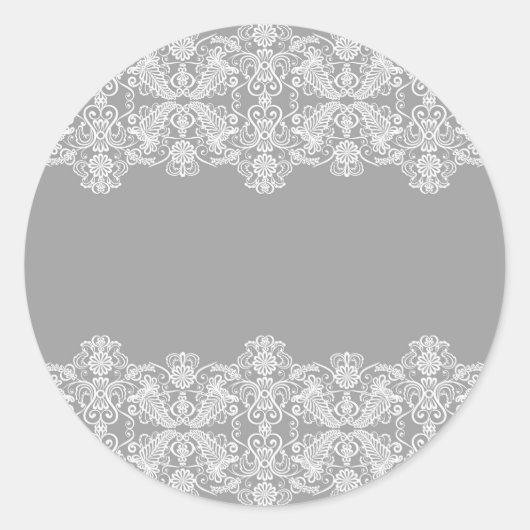 Hochzeitskarte Runder Aufkleber (Vorderseite)