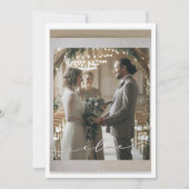 HOCHZEITSKARTE SAVE THE DATE (Vorderseite)