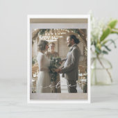 HOCHZEITSKARTE SAVE THE DATE (Stehend Vorderseite)