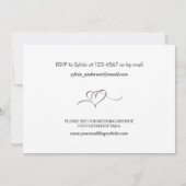 Hochzeitskarte Save the Date mit Foto (Rückseite)