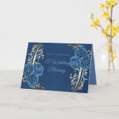 Hochzeitskarte Segen für Ihren besonderen Tag Karte (Gelbe Blume)