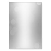 Hochzeitskarte Silver Tischnummer (Rückseite)