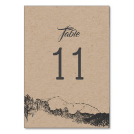 ⎢ Hochzeitskarte Tischnummer