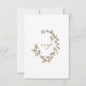 Hochzeitskarte UAWG Bitte beantworten Sie Leben Einladung (Rückseite)