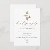 Hochzeitskarte UAWG Bitte beantworten Sie Leben Einladung (Vorne/Hinten)