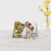 Hochzeitskarte Vielen Dank, Foto Karte (Gelbe Blume)