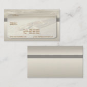 Hochzeitskarte Visitenkarte (Vorne/Hinten)