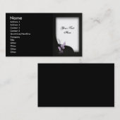 Hochzeitskarte Visitenkarte (Vorne/Hinten)