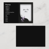 Hochzeitskarte Visitenkarte (Vorne/Hinten)