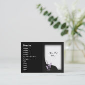 Hochzeitskarte Visitenkarte (Stehend Vorderseite)