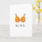 Hochzeitskarte - Werden Sie meine Frau sein? Karte (Gelbe Blume)